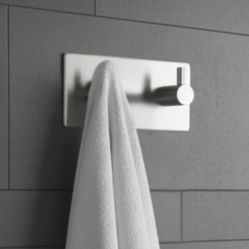 2'li Kare Askılık (Paslanmaz Çelik) NKR-AS0002